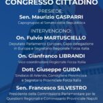 Il senatore Gasparri al congresso cittadino di Caserta di Forza Italia